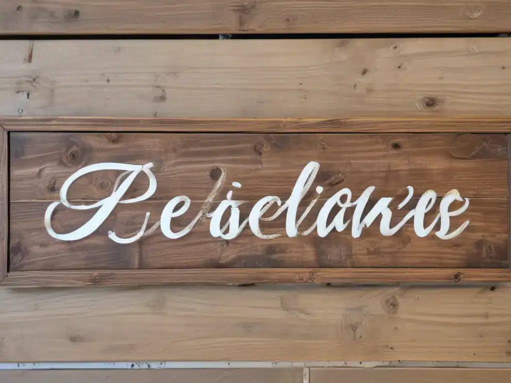 Add Character to Your Home with a Rustic Wood Sign