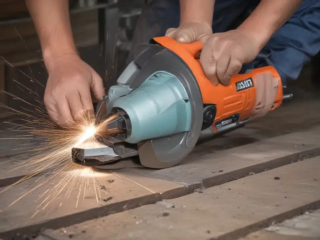 Angle grinder applications – cutting, grinding and polishing