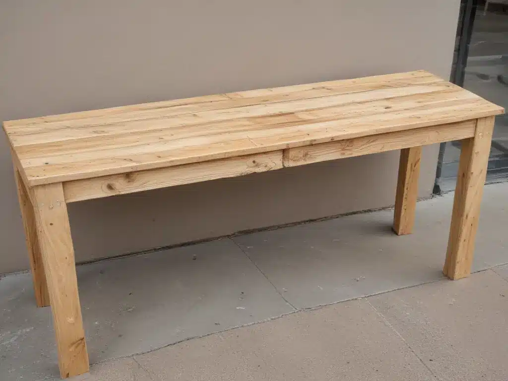 Breathe New Life into Old Pallets: DIY Sofa Table