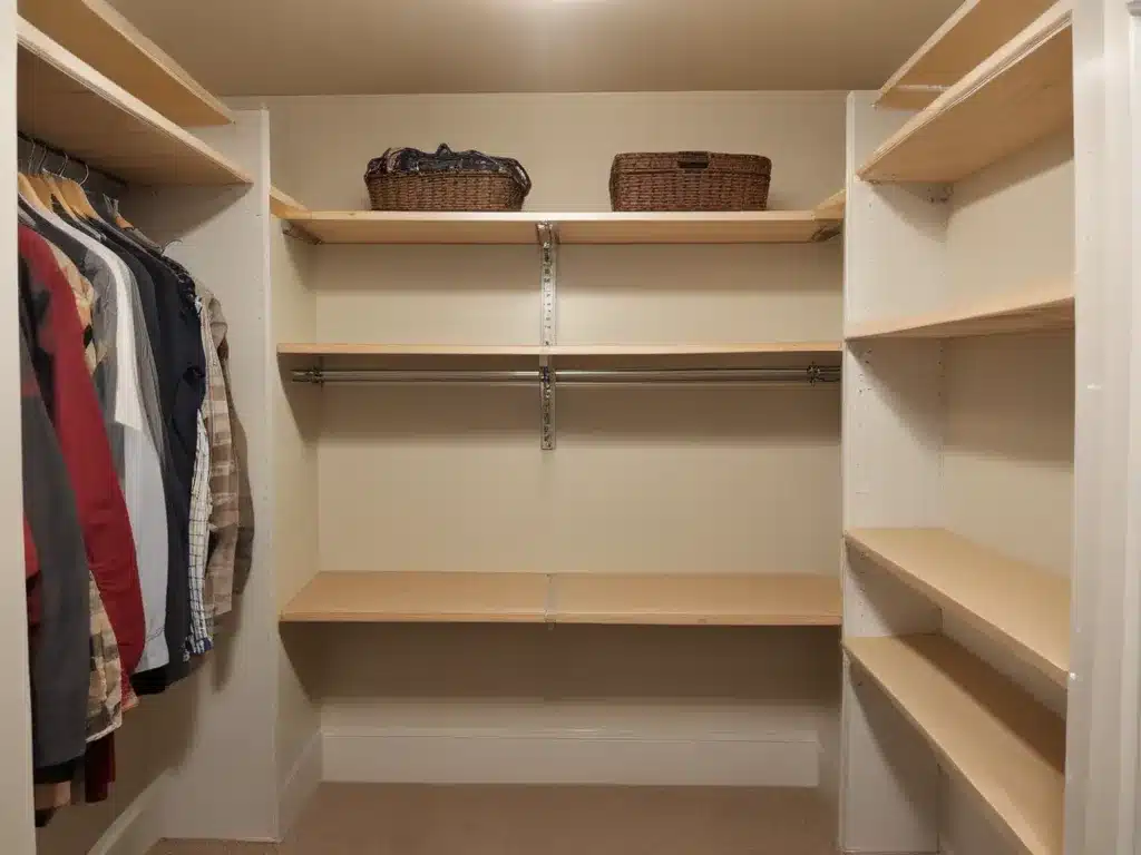 Build Shelves into Your Closet for More Storage