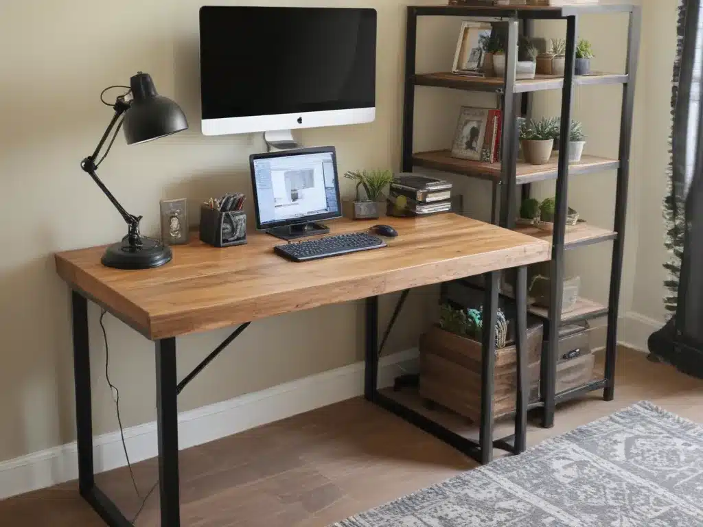 Build an Industrial-Style Desk on a Budget