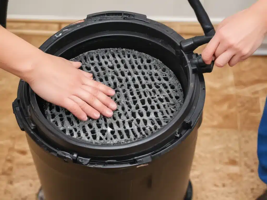 Clean Your Shop Vac Filter Regularly for Optimal Suction