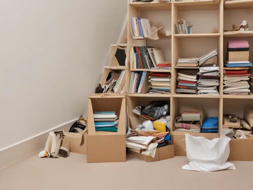 Clear Clutter To Eliminate Tripping Hazards