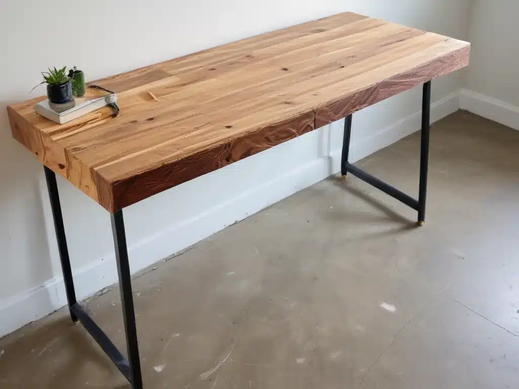 Construct a Modern Desk from Scrap Wood