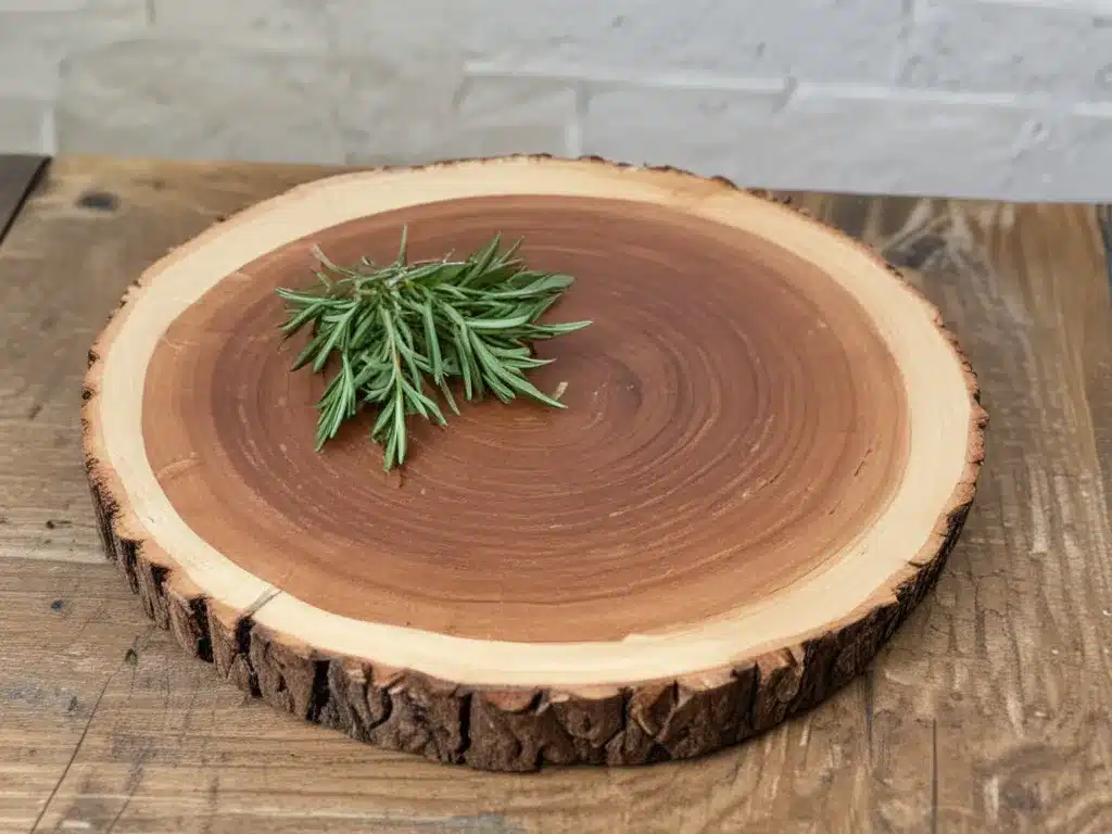 Craft a Unique Serving Board from a Tree Slice
