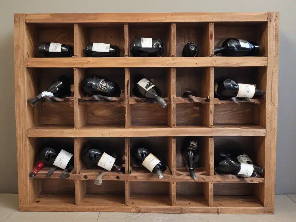 Create a Wine Rack from Old Wooden Crates