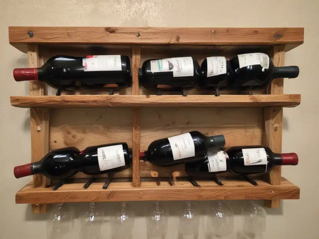 Create a Wine Rack from Reclaimed Wood