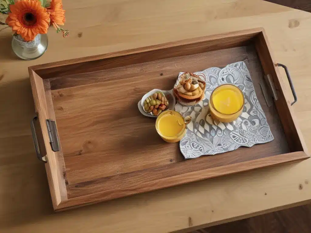 Design a One-of-a-Kind Serving Tray for Entertaining