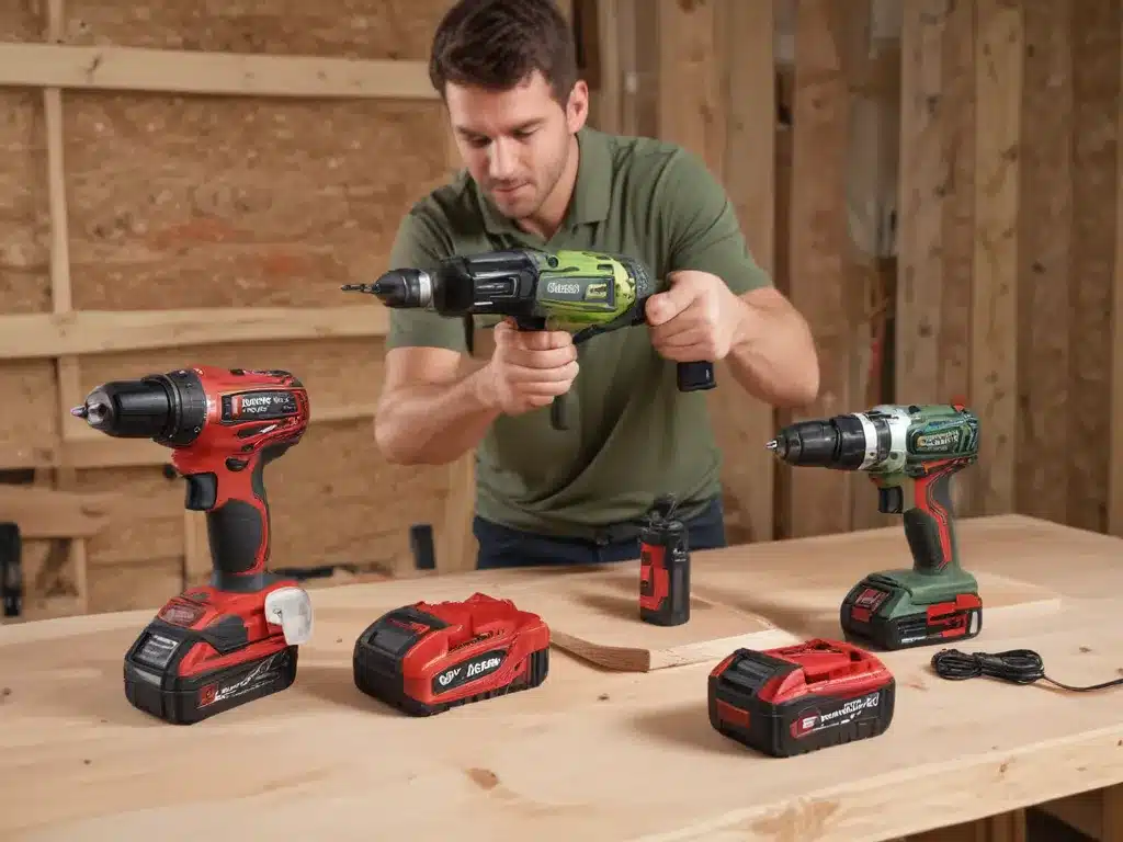 Essential cordless power tool kits – drill, impact, light, radio