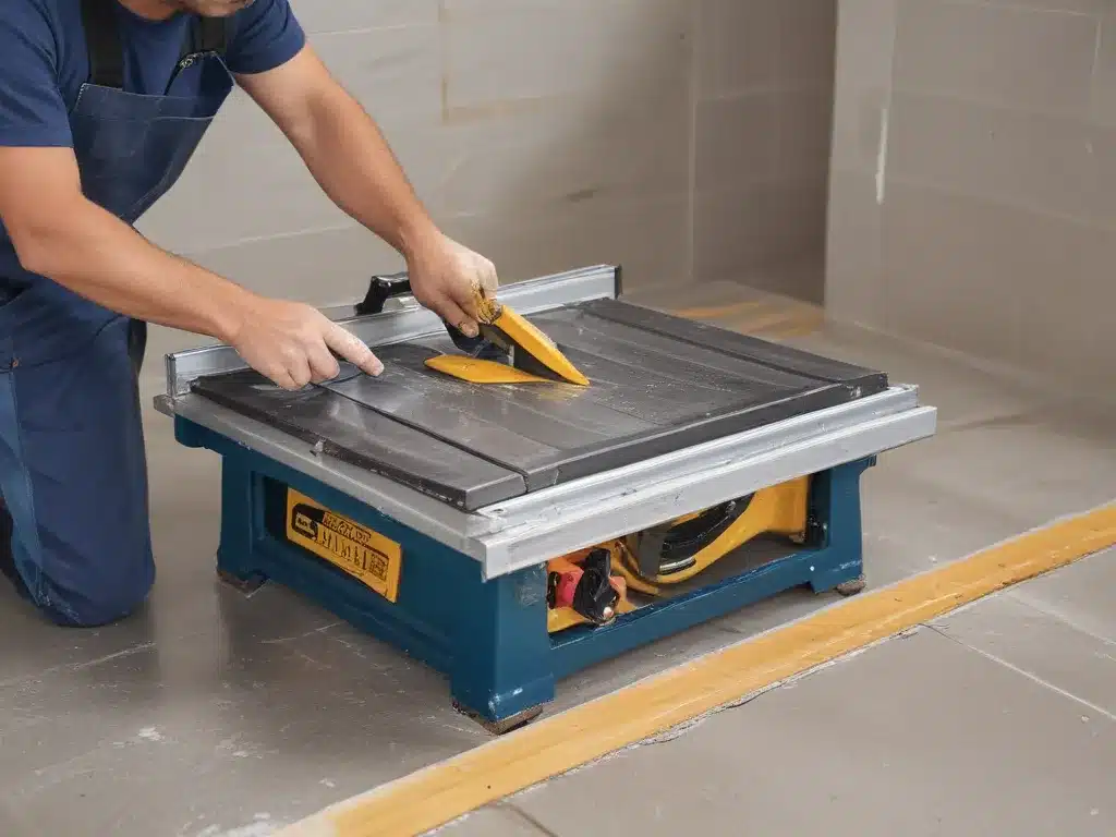 Evaluating Your Options for Wet Tile Saws
