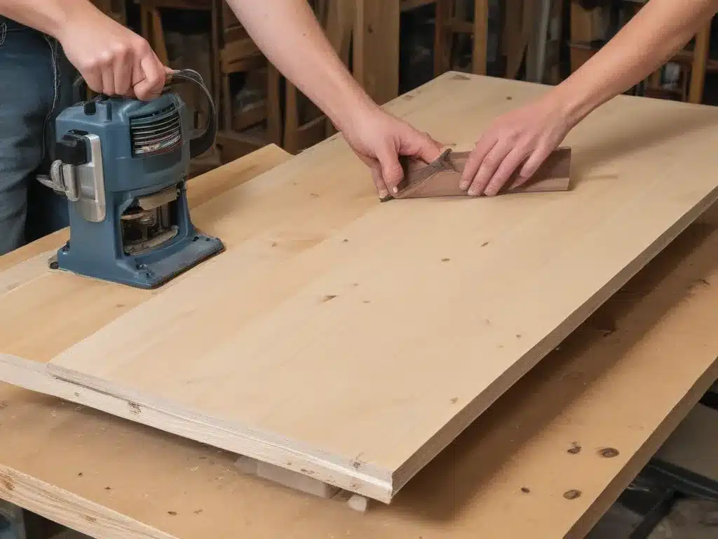 Flattening Boards with a Drum Sander