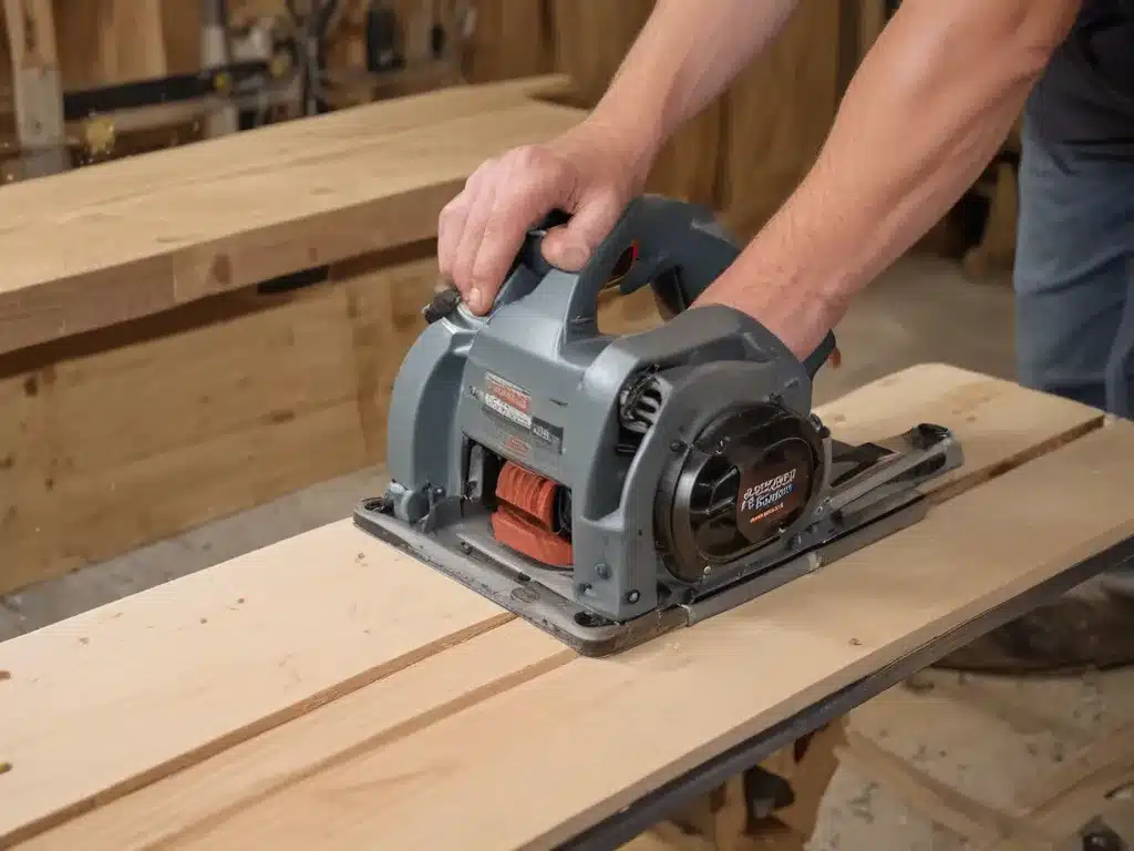 How to Safely Use a Power Planer on Wide Boards