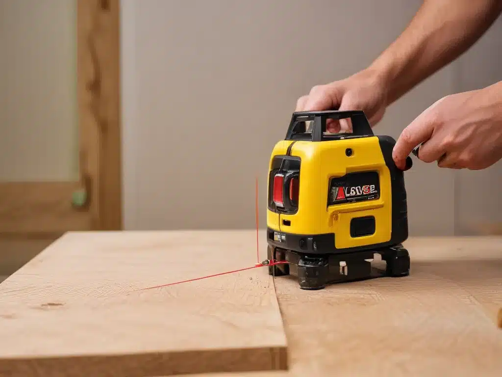 How to Use a Laser Level for Perfectly Straight Cuts