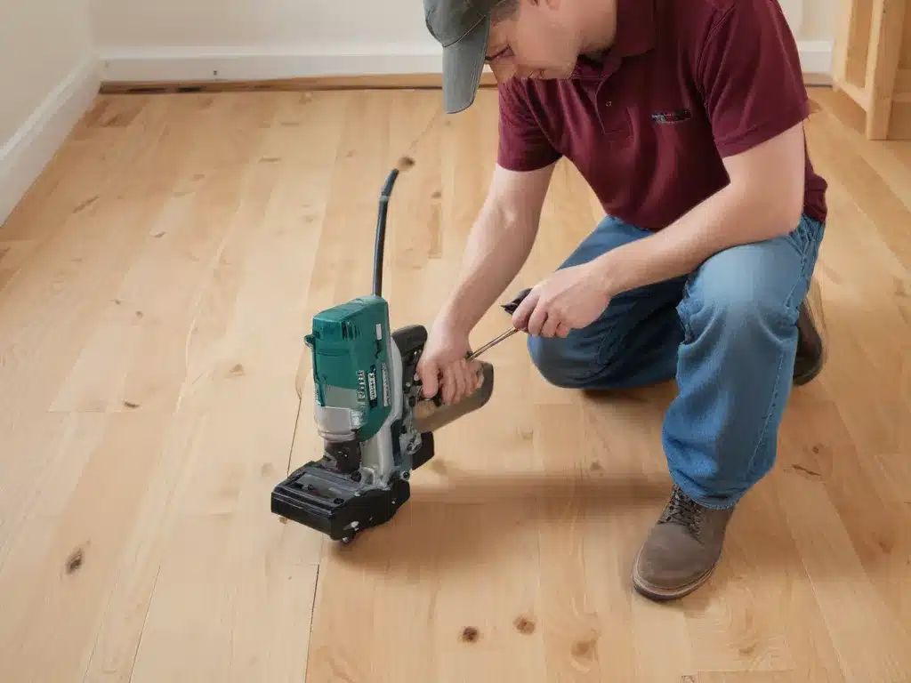 Installing Hardwood with a Flooring Nailer