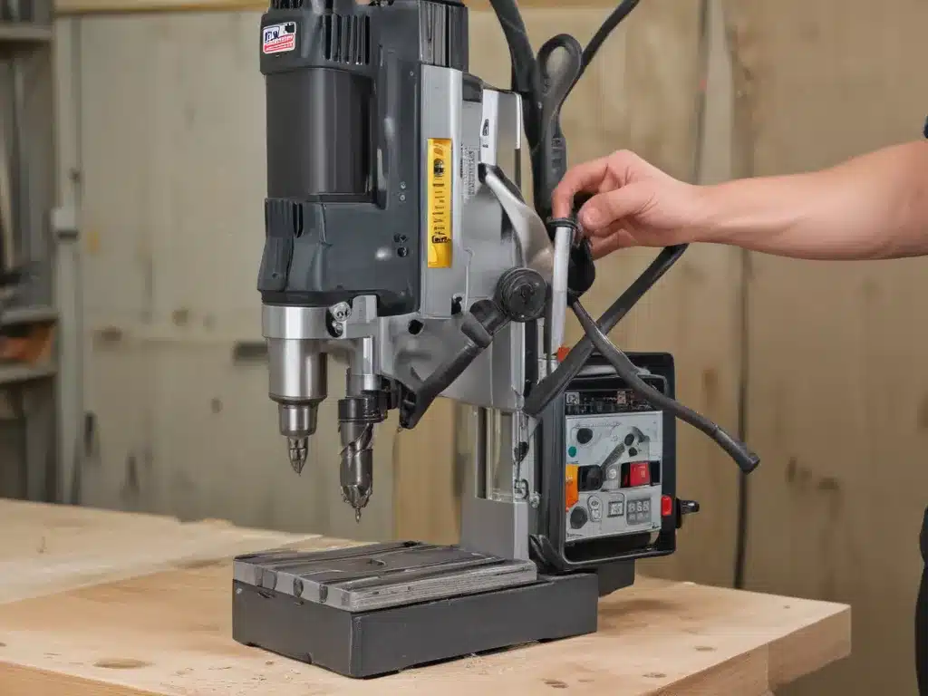 Magnetic drill presses – drilling accurately on irregular surfaces