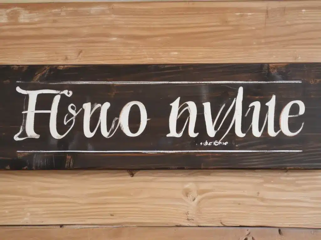 Make Custom Wood Signs for Your Home