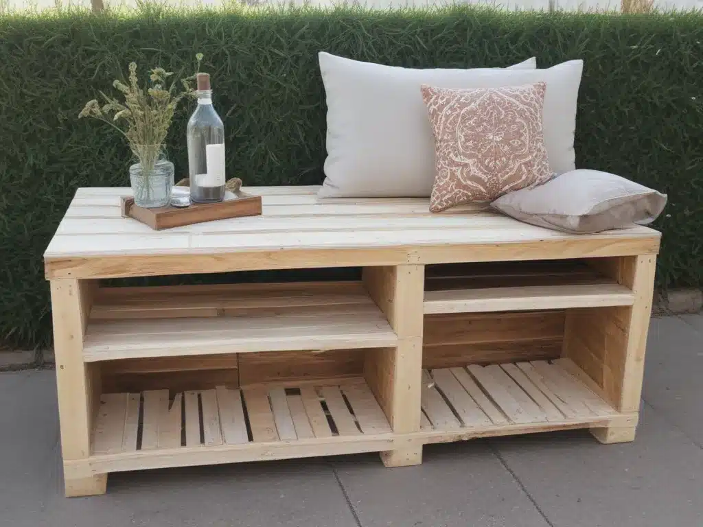 Make Your Own Pallet Furniture for a Modern, Rustic Look