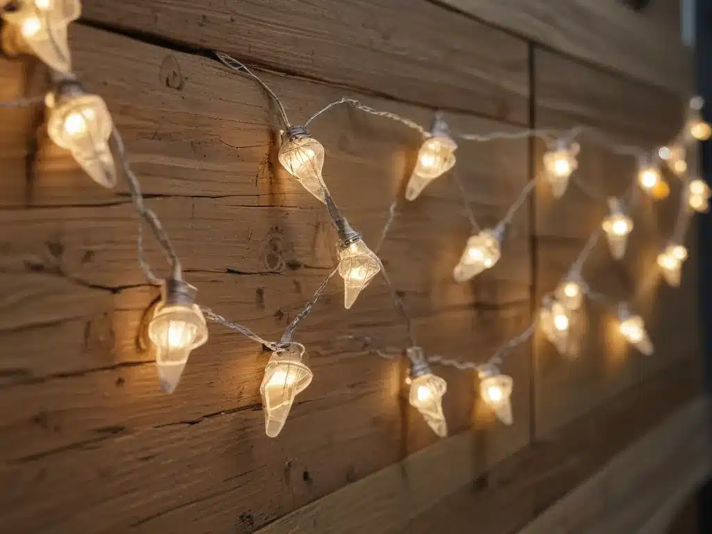 Make Your Own Whimsical String Lights from Wood