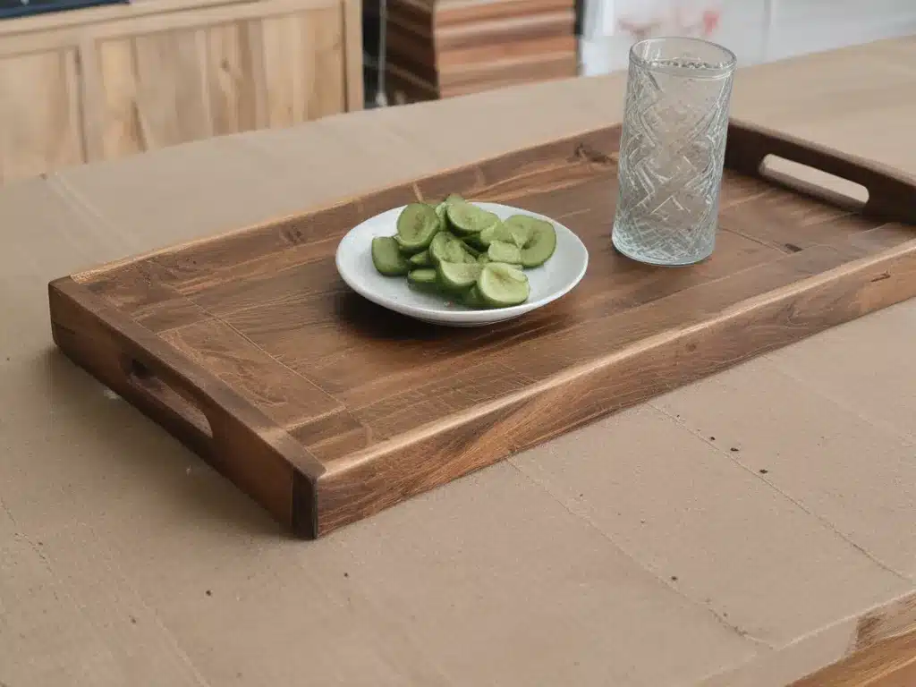 Make a Rustic Serving Tray from Scrap Wood