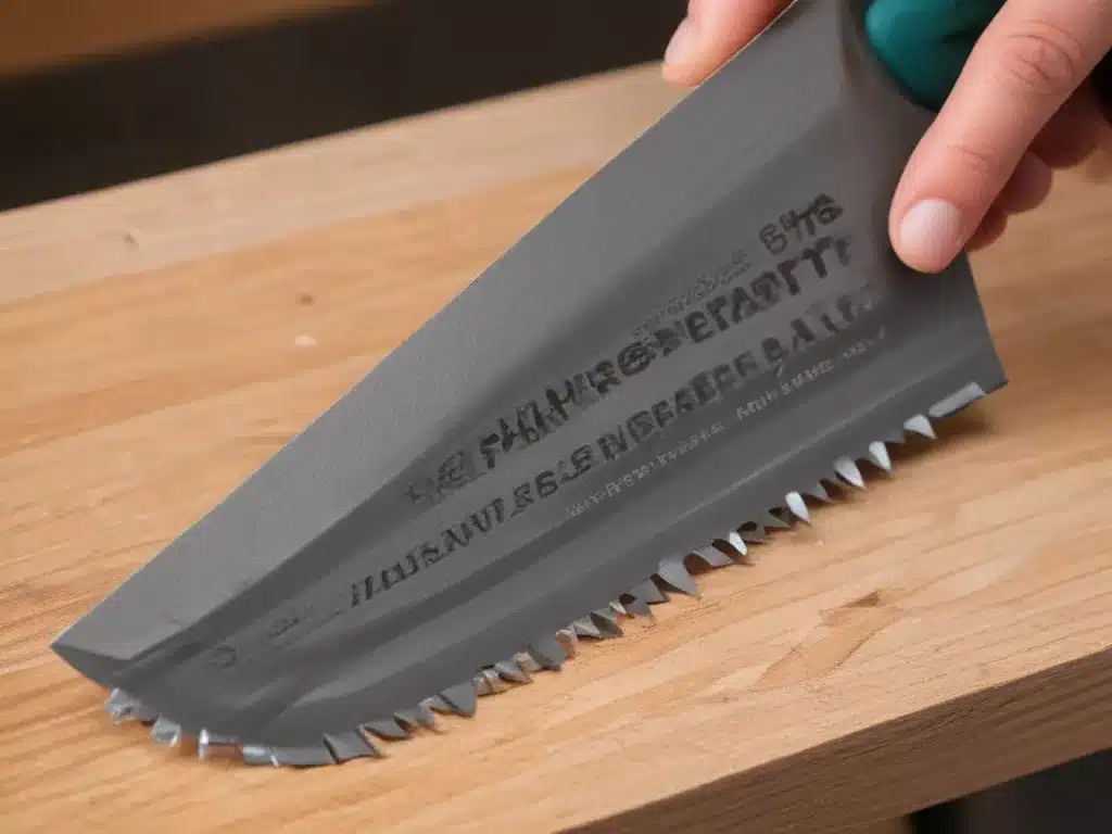 Perfect Cuts Start With Sharpened Blades