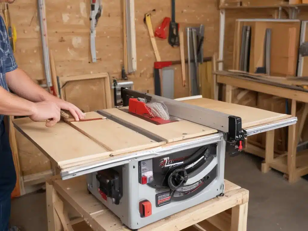 Picking the Perfect Table Saw for Small Shops