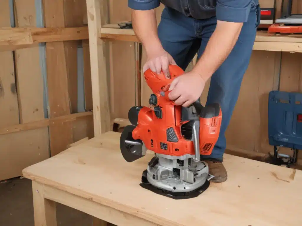 Proper Stance for Power Tool Operation