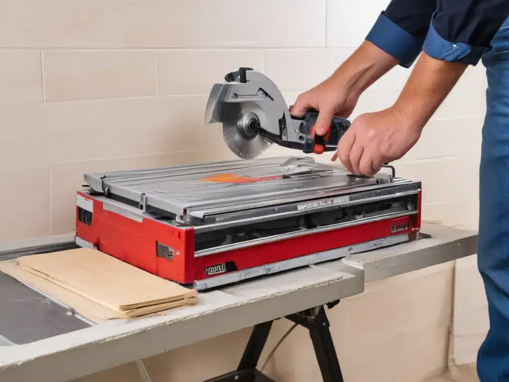 Selecting the Perfect Tile Saw for Home Improvement Projects