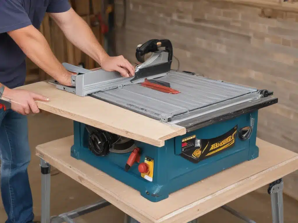 Selecting the Right Tile Saw for Home Renovations