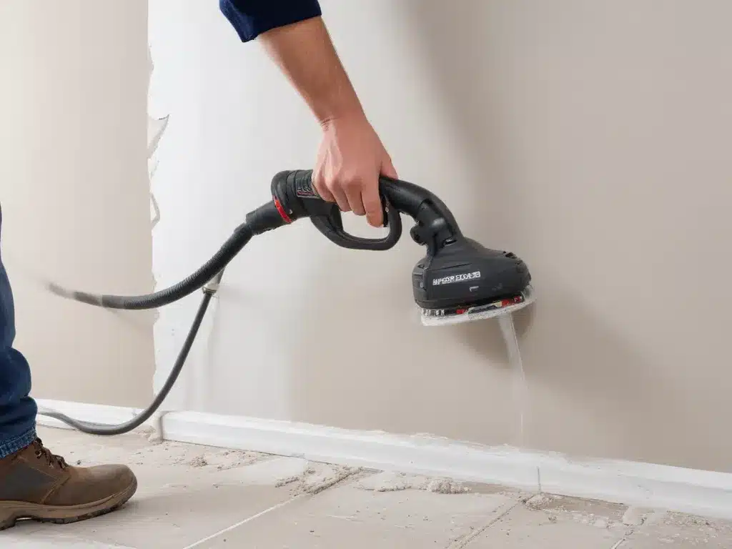 Smooth Finishes with a Drywall Sander