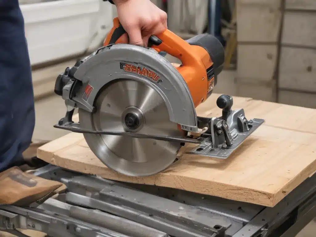 Studying the Safety Features of Kickback Brakes on Circular Saws