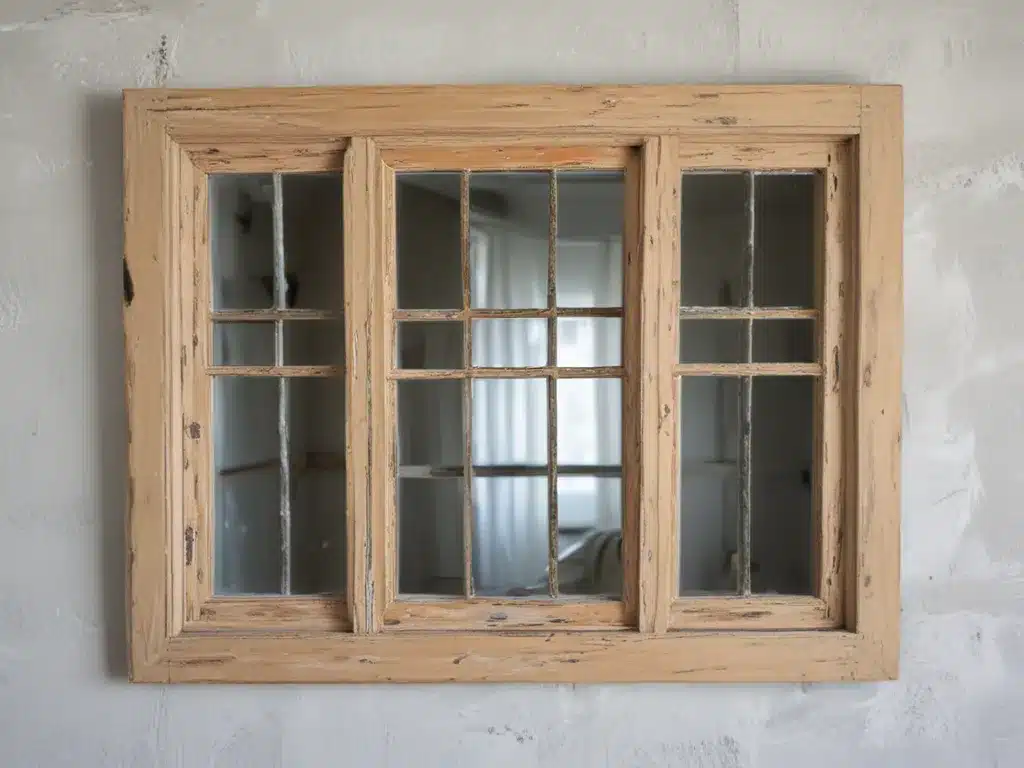 Upcycle Old Windows into Stylish Mirror Frames