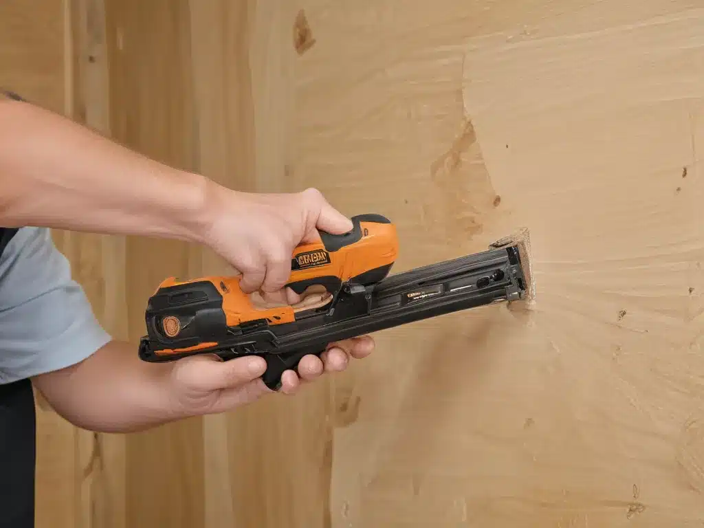 Using a Finish Nailer for Molding and Trim