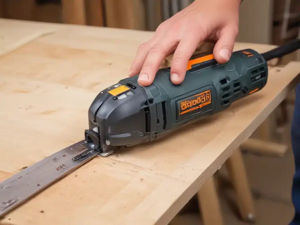 Using an Oscillating Tool for Plunge Cuts