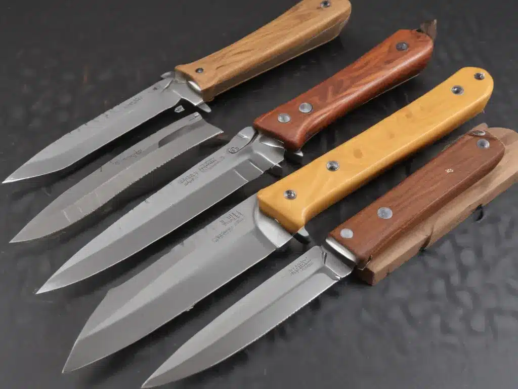 Utility knives – slicing, scraping, scoring and more