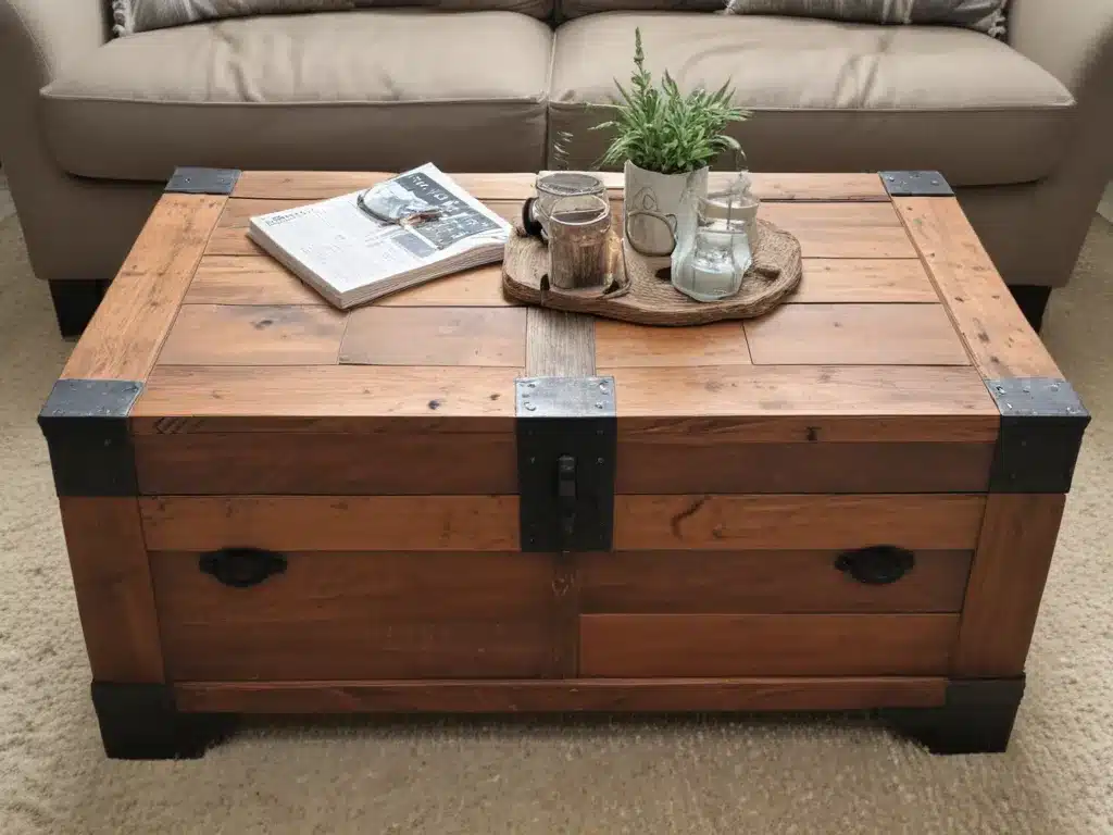 Weekend Warrior Project: Upcycled Chest Coffee Table