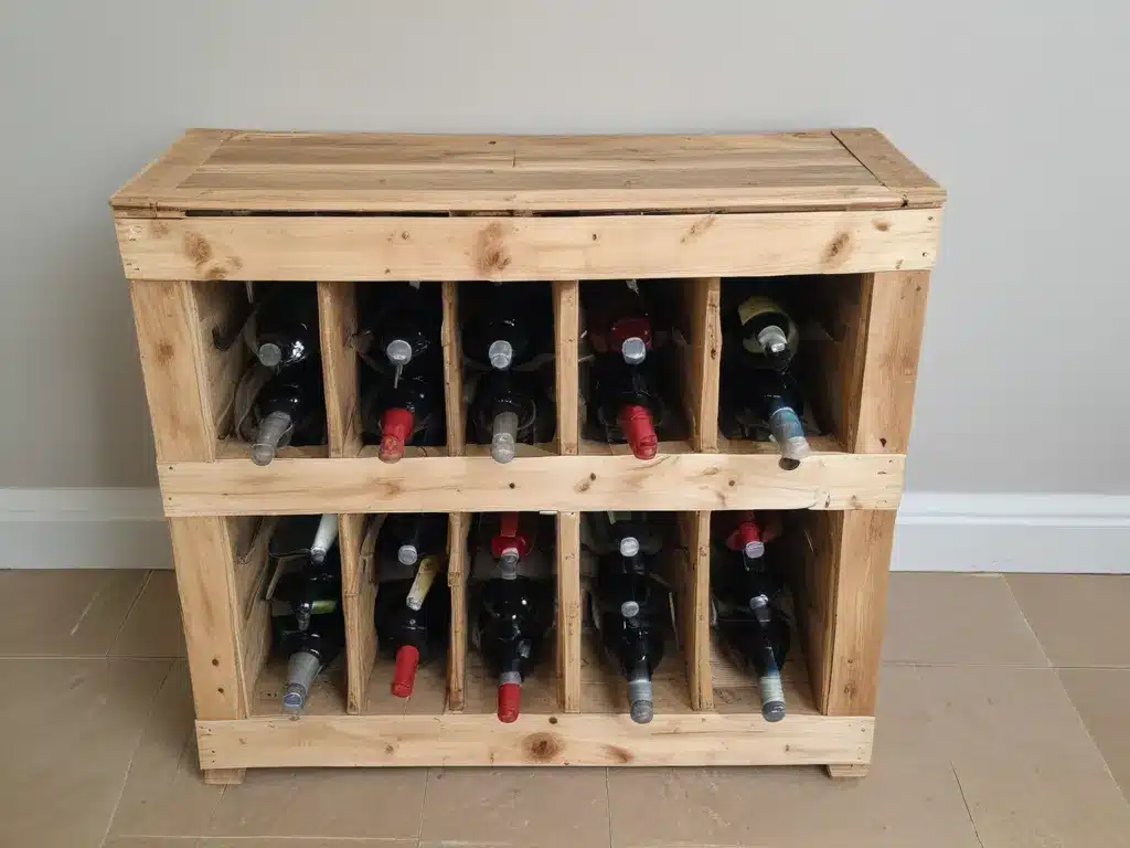 Wine Rack from Pallets